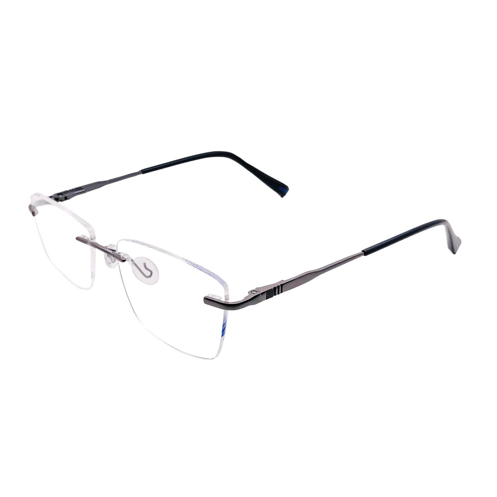 

RSINC RimLess frame/eyeglass/Spectacle, Optical, Metal For Men And Women,Max Gun Black 221597 53-16-140 (IB-2) M1 Max 221597 Gun Black | IB 2