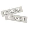 3d ABS Logo C200 C220 C180 C300 C350 C400 Emblem Letters Car Trunk Badge Sticker For Mercedes Benz C CLASS W204 W205 Accessories