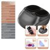 Massaggiatore per Piedi, Massaggio Shiatsu per Piedi con Funzione Calore, Impastamento, Rullaggio e Compressione d'Aria, fino alla Taglia di Scarpe da Uomo 46, Telecomando.