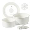 Cookware Set IH Gas Stove Compatible PFOA PFOS Free Construction Lightweight Detachable Handles 16cm 20cm Pots Marble Coat Easy To Clean Oven