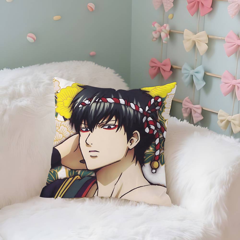 Anime HHijikatasTToshirous Case Plush Fabric Soft Pillowcase Double Sided Print Cushion Cover Household Gifts