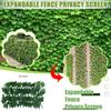 Expanding Fence Retractable Fence Screen With Plant Expandable Fence Privacy