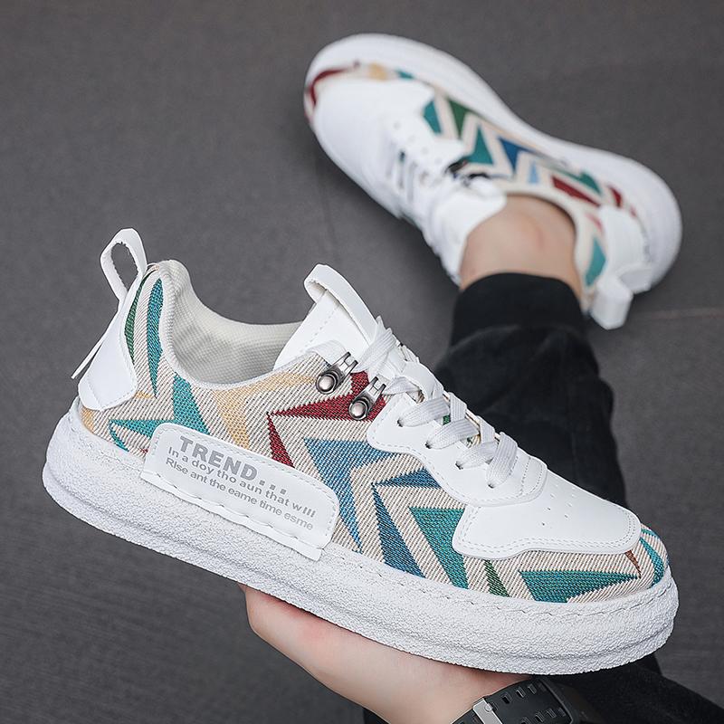 Schuhe für Herren Vulkanisierte Schuhe Männliche Sneaker Sommer Canvas Freizeit Sportschuhe Trend Flache Schuhe Neue Koreanische Platte Laufschuhe