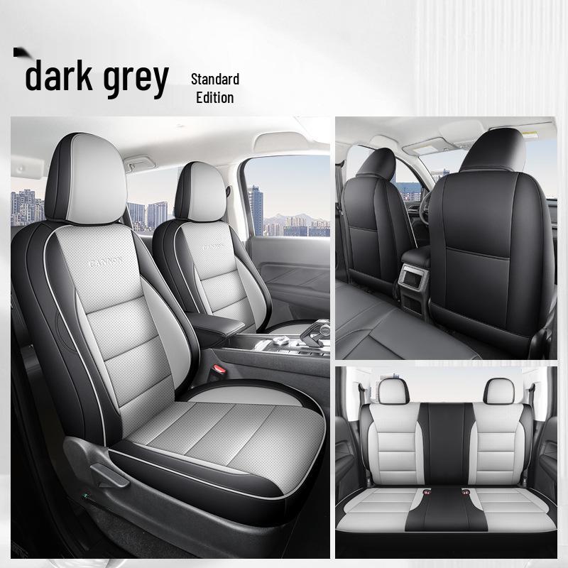 New Model Leather Car Seat Cushion for Great Wall Cannon - Five-Seat, Universal Fit, All Seasons
