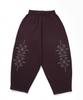 GAKKAI UNIONS Double Four-Star Balloon Pants Burgundy