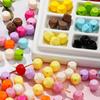 10pcs/lot 10mm Acrylic Square Solid Color Beads DIY Cube Shaped Spacer Loose Beads For DIY Earring Bracelet Jewelry Accessories