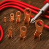 OT Type Wire Terminal Red Copper Binding Post Sheet Terminal Open Mouth Cable  Wire Wiring