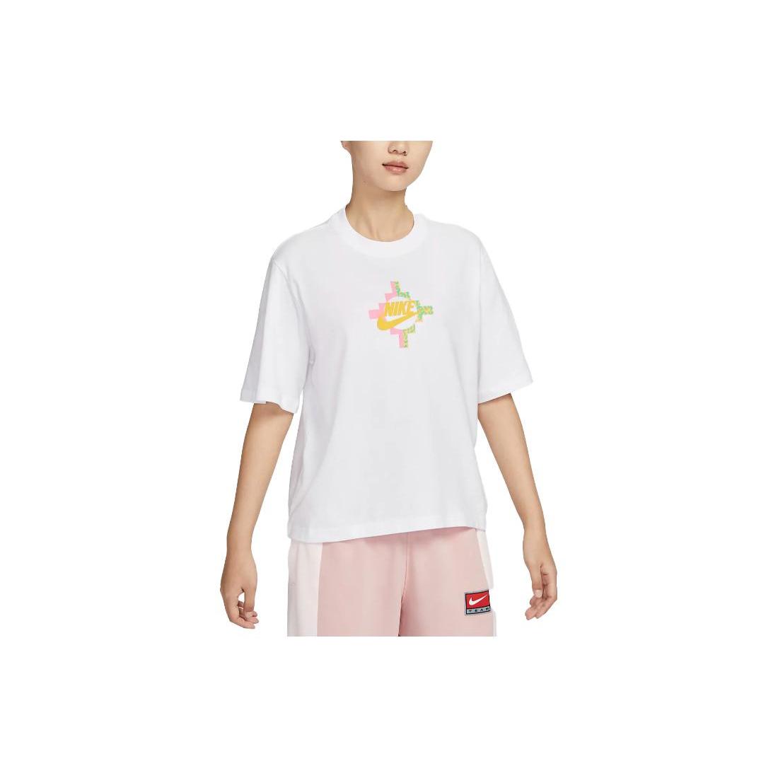 

New Nike T Shirts Women s White FB8210-100 XS