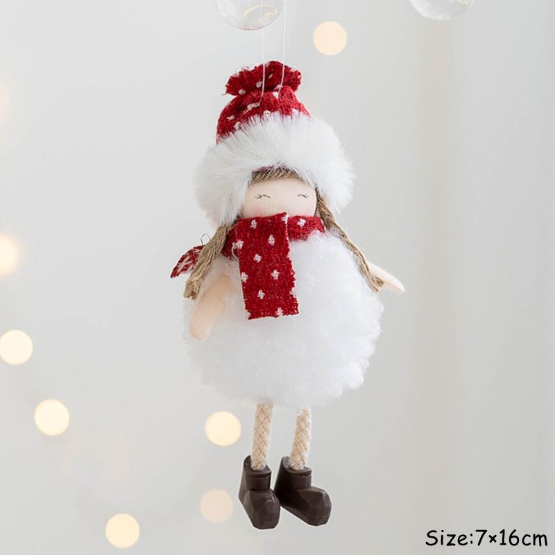 

Новогодняя кукла-ангел, рождественские украшения-подвески для елки, подвесное рождественское украшение для дома, Navidad 2025, Санта-Клаус, рождественский подарок