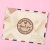 Party Supplies Bag 3 Types 500pcs/roll Inch Round Natural Kraft Handmade Stickers for Wedding Decor Cookie Gift Bag Packaging