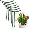 Plastic Plant Support Ring Fit for Various Plants Reusable Support Pile for Orchard Garden Potted Flower Vine Growth Support