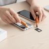 Cleaning Brush 3-in-1 Keychain Tool Multitool Eject Pin Reset Tool  Opening Packages