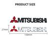 Car Letter Sticker Tail Bumper Badge Rear Trunk Emblem For Mitsubishi Evolution Lancer Grandis Outlander Triton Pajero ASX