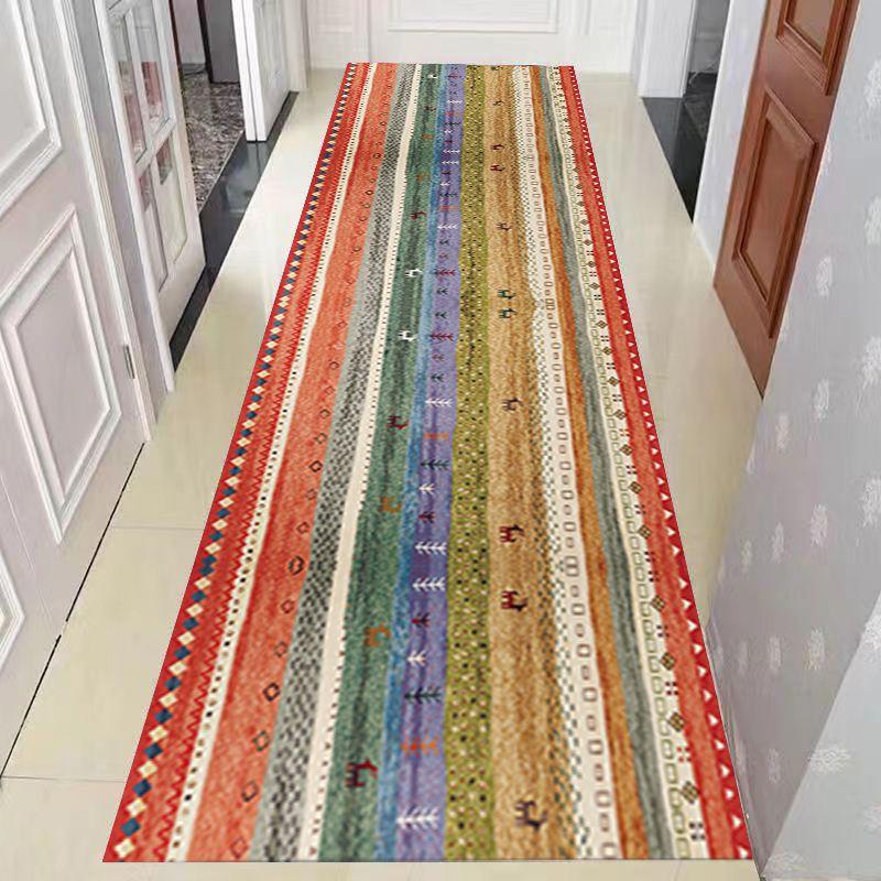 

Ковер-дорожка в стиле бохо-шик — винтажный богемный стиль, нескользящий и пригодный для машинной стирки, идеально подходит для гостиной, спальни и прихожей. 80*300CM