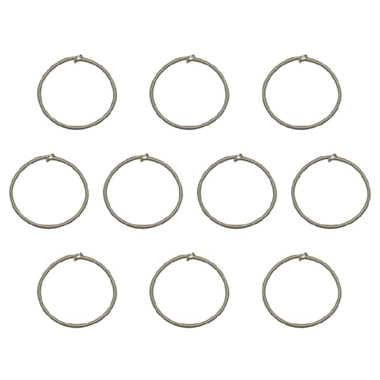 10Pcs Trampoline Elastic Rope Bungee Cord Aluminum Buckles Stretch Cord for Fitness Trampoline Canopy Tent Easy to Use