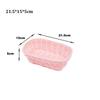 Hardness Bread Fruit Vegetables Basket Household Rattan Basket  Restaurant Serving Tabletop Display