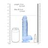 RealRock - Realistic dildo with testicles 21 cm
