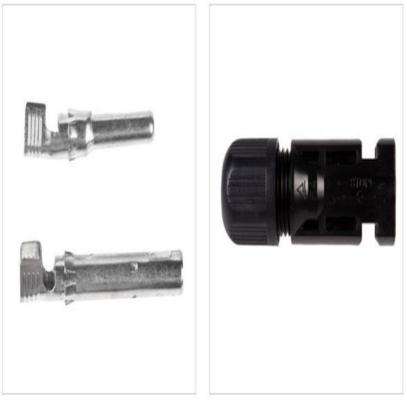 Metal Mc4 30a 25a Inner Contact Photovoltaic Solar  Panel  Connector Waterproof Kit Ip67