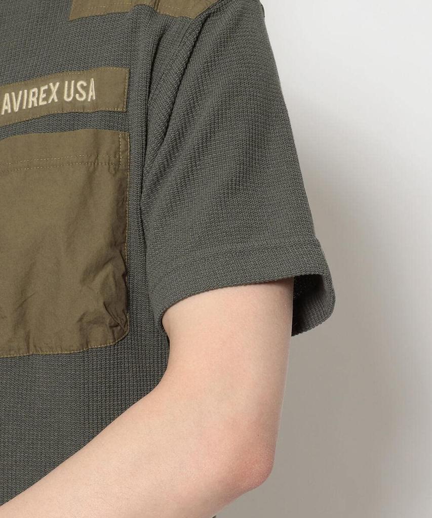 RIB COMBAT T ALB [AVIREX] Tricou AVI-S/S, Bărbați, L, 001,