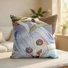 Amane KanataS Cute Cushion Cover Silky Short Plush Invisible Zipper Dustproof Sofa Pillow Case For Home Decor