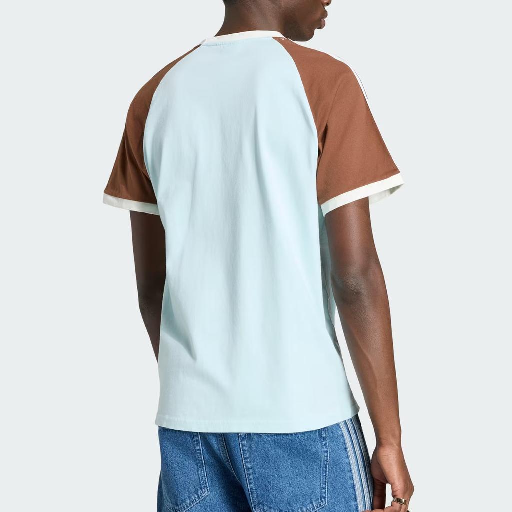 adidas Originals Washed Cali Comfortable Casual Loose Fit Crew Neck Short Sleeve T-Shirt Men Tops KX1260