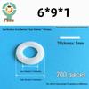Thickened Nylon Plastic Flat Washer: Hard Plastic Gasket M2-M16