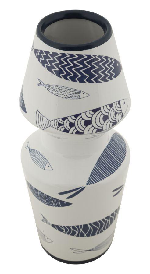 Vase Fish Double Cm Ø 14X34