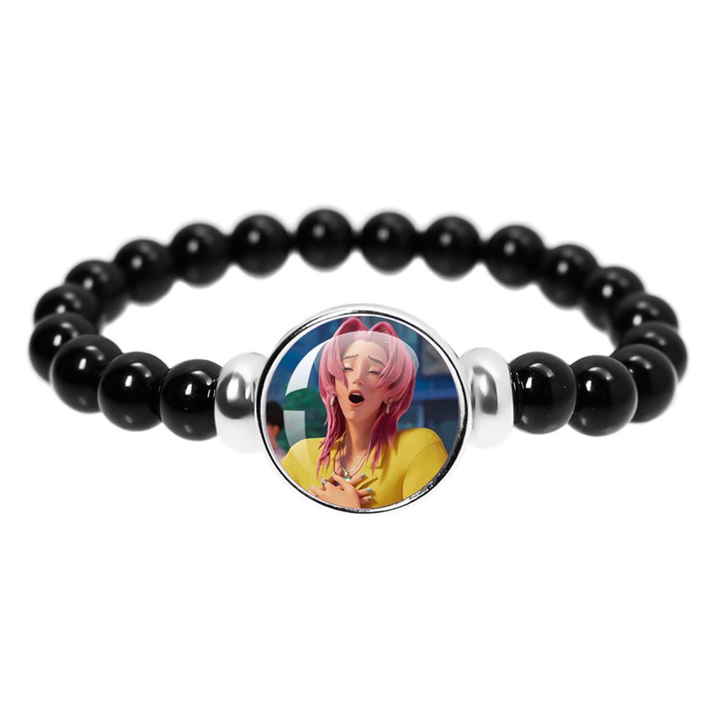 Fashionable Girl Group  Bracelet Beaded Wristband, Dome Badge Bracelet Suitable For Fan Gifts Men And Women Couple Jewelry Gift Accessories