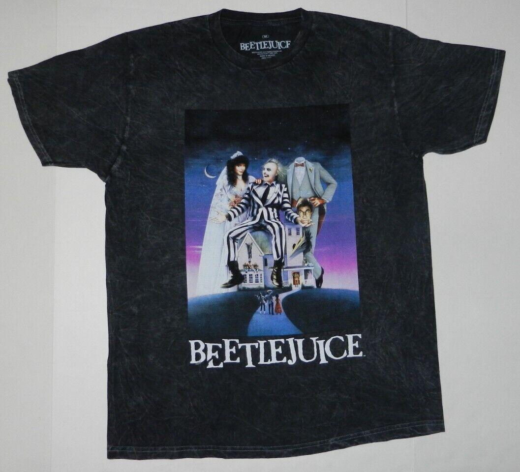 26 Футболка с принтом BEETLEJUICE Новая унисекс футболка S разноцветный