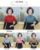 Mom's Velvet-Lined Shoulder Protector & Mid-Sleeve Vest for Elderly Women's Warmth and Neck Support