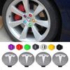 Car Decoration Wheel Center Hub Caps Valve Cap Tire Lug Nut Protective Covers for Model 3 Y S X Exterior Modification
