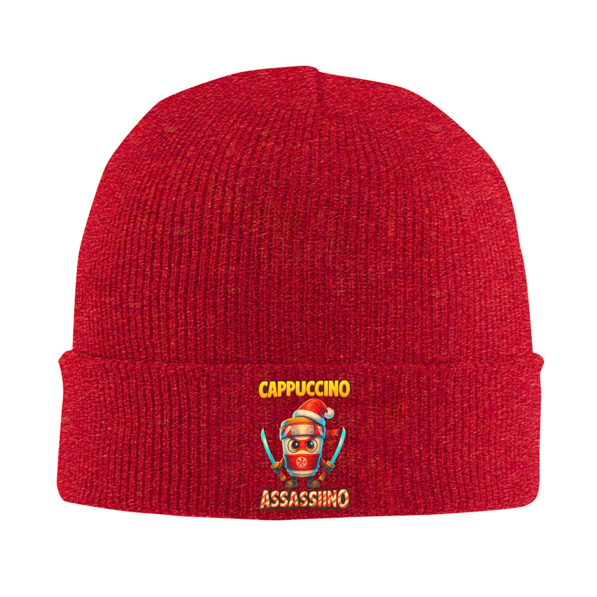 

Christmas Cappuccino Assassino Italian Brainrot Meme Xmas Beanie Hats Skullies Beanies Men Warm Soft Caps Winter Bonnet Hats One Size