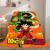 1 Stück Son Goku Druck Flanelldecke, Hohe Qualität für alle Jahreszeiten, Heimdekoration, Wärme und Komfort, Perfekt für Weihnachtsgeschenke