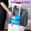 Velvet Shell Korean Oxford Cloth Folding Travel Bag - Large Capacity Trolley Storage Pouch
