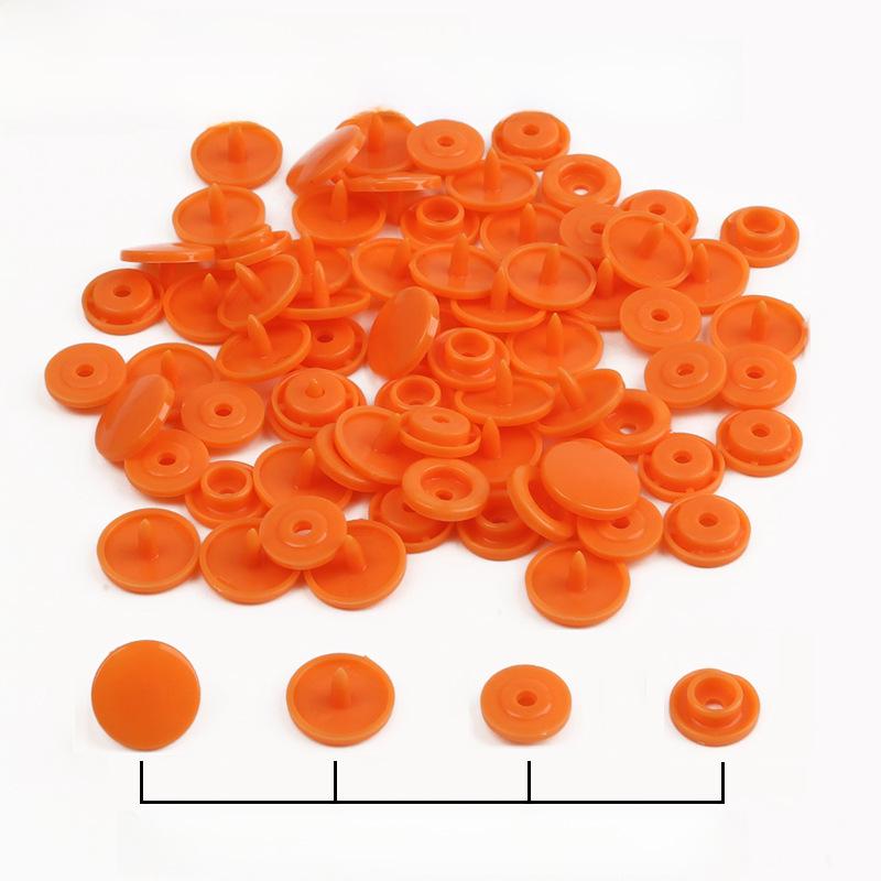25-Color Resin Snap Button Set for Children's DIY Projects with Installation Tool