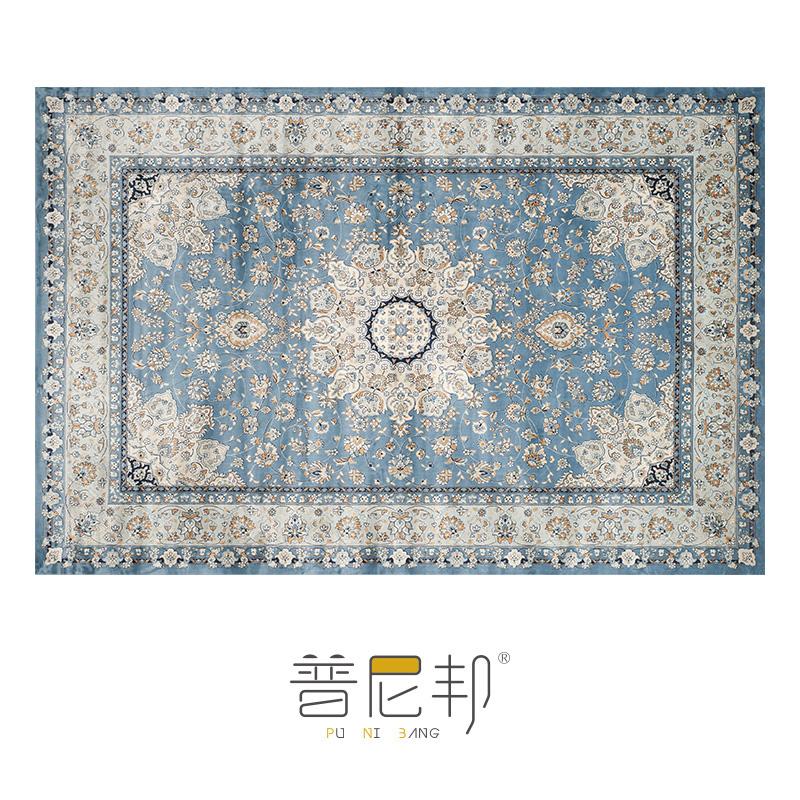 American Moroccan Bedroom Decor Bedside Carpet Washable Carpets for Living Room Nordic Ethnic Lounge Rug Soft Non-slip Floor Mat