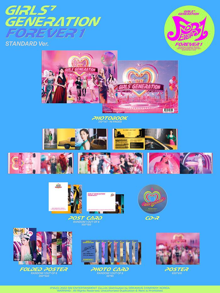 (Standard Ver.) Girls' Generation (SNSD) [FOREVER 1] 7th Full Album
