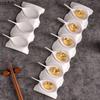 Ceramic Dining Plate Caviar Spoon Seasoning Dish Snack Bowl Dessert Plate Dim Sum Dish Sashimi Plates Fruit Bowl Sushi Plates