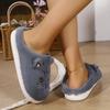 Winter Anti-slip Cute Cat Slippers, Plush Warm Cotton Slippers for Couples