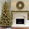 1.8/2.7M Festival Decoration Rattan Festival Garland Red Berrys Branches Stylish DIY Wreath Party Decoration Home Wall Door