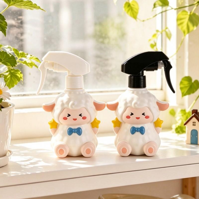 Cute Sheep-Shaped Mini Spray Bottle Indoor Plants Succulents Garden Watering Tool ABS Press-Action Misting Sprayer