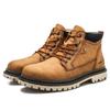 Men's Shoe Trend Mid Rise Workwear Boots Autumn British Style High Top Martin Boots Workwear Shoes Boots Trendy Men's Workwear Boots