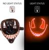 LED Mask, Halloween Mask, Cosplay, Scary Mask, Light-Up Mask, Halloween Accessory, Cosplay Mask, Horror Mask, Funny Costume, LED Mask, Event, Party,