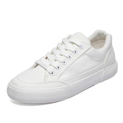 Fashion 2024 New Men's Canvas Shoes Fashion Basic Men Vulcanized Shoes Leather Lace Up Soft Bottom Comfortable Male Casual Sneakers Hot