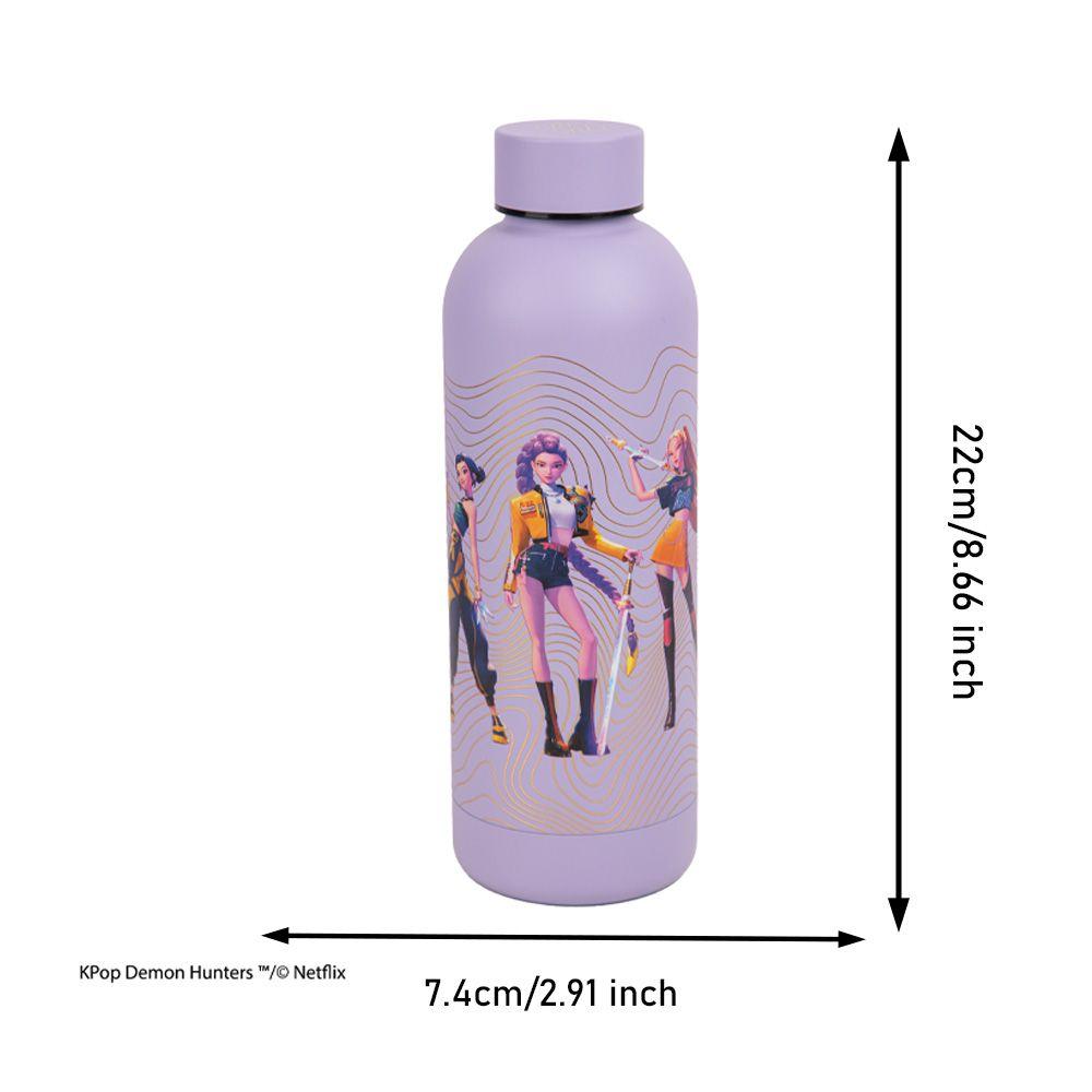 1PC Kpop Demon Hunters Officially Licensed Stainless Steel Water Bottles Large Capacity Thermos Leak Proof Drinkware Great Present