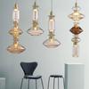 Modern European Glass Chandelier for Restaurant, Bedroom, or Stairwell