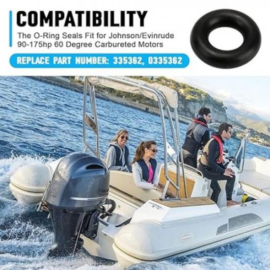 30 PCS O-Ring Seals 335362 0335362 for 90-175hp 60 Degree Carbureted Motors,