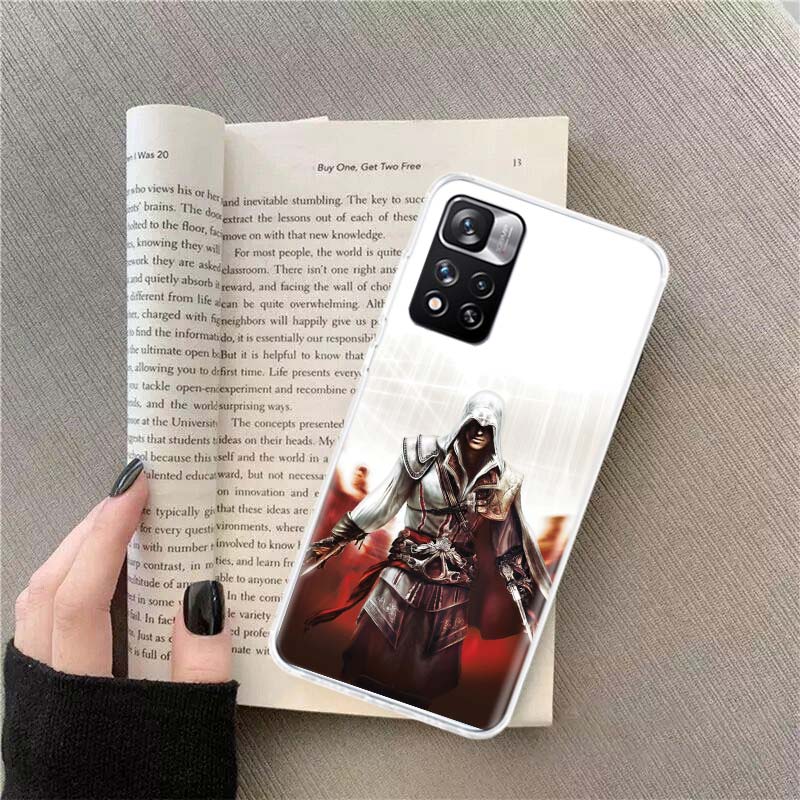 A-Assassins Game Creed Phone Case For Xiaomi Redmi Note 11 12 14 13 Pro Plus 5G 14S 4G 12S 10 10S 11T Pro 11S 11E Coque Fundas T