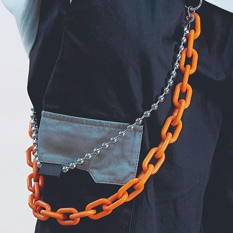 Punk Waist Chain Belt Silver Trousers Chain For Women Jeans Belt Chain For Pants Cool Metal Rock Chain Hiphop Summer Jewelry