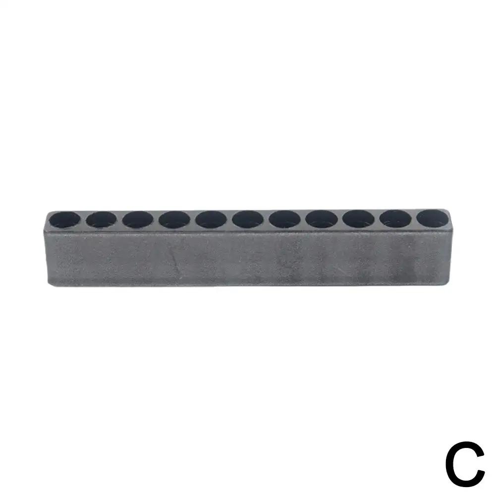 6/10/11/12 Holes Drill Bit Storage Case Screwdriver Head Holder Hex Shank Screwdriver Bit Holder For 6.35mm/ 1/4" Standard D1G8